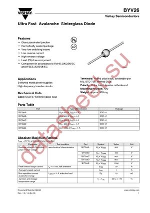 BYV26C-TR datasheet  